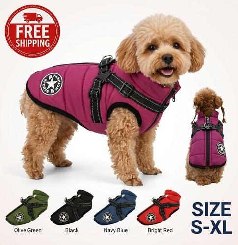 Dog coat waterproof with - coat,