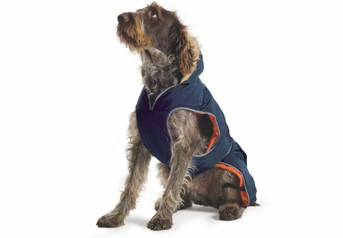 Navy ort green parka dog - green,